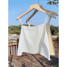 批发100%纯棉 抹胸短款小吊带背心女大码防走光内搭轻薄打底<b class='q'>棉麻</b>内衬