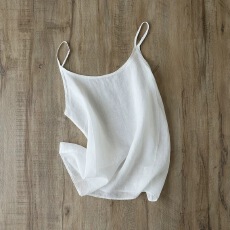 批发100%精梳纯棉夏季大码<b class='q'>棉麻</b>吊带背心女纯色宽松百搭无袖打底上衣