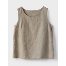 批发<b class='q'>棉麻</b>圆领宽松吊带背心女新款大码胖mm外穿内搭打底无袖纯棉上衣夏