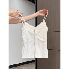 批发40支925棉蕾丝花边v领吊带背心女春夏季=大码纯欲风内搭<b class='q'>打底</b><b class='q'>上衣</b>