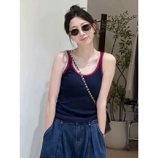 批发40支92棉<b class='q'>春</b>夏季吊带背心女新款大码胖mm外穿内搭修身打底无袖上衣