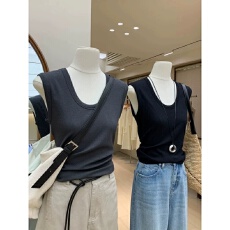 批发40支92棉吊带背心女<b class='q'>春</b>夏大码遮副乳修身外穿内搭打底无袖T恤上衣