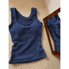 批发40支92棉带胸垫工字<b class='q'>吊带</b><b class='q'>背心</b>女春夏大码修身外穿内搭打底无袖上衣