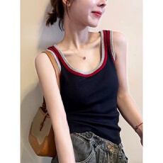 批发40支92棉<b class='q'>大码</b>吊带背心女春夏季新款胖mm内搭修身外穿打底无袖上衣