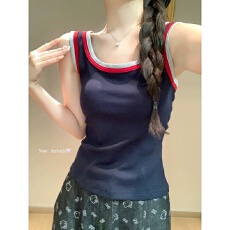 批发40支92棉<b class='q'>大码</b>吊带背心女春夏季新款胖mm修身内搭外穿打底无袖上衣