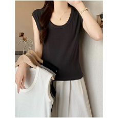 批发40支92棉吊带背心女春夏大码内搭修身外穿打底遮副乳无袖<b class='q'>T</b><b class='q'>恤</b>上衣