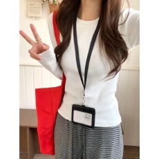 批发40支92棉春秋圆领长袖T恤修身正肩打底衫女<b class='q'>大码</b>胖mm内搭纯色上衣