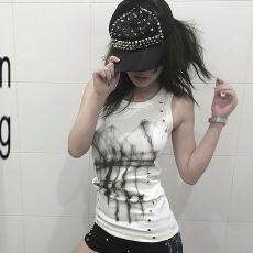 批发-亚比<b class='q'>街头</b>风无袖T恤女