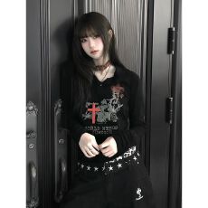 批发-亚文化正肩<b class='q'>长袖</b><b class='q'>t</b><b class='q'>恤</b>女夏季新款凉感透气防晒罩衫y2k轻亚上衣