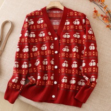 批发三间色针织开衫毛衣薄款纽扣外套高弹面料柔软舒适厂家源头工厂