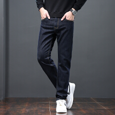 批发欧美简约通勤风莱赛尔纤维面料精工车缝水洗直筒时尚牛仔<b class='q'>休闲</b>裤男