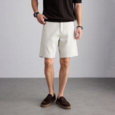 批发纯棉水洗宽松直筒四分<b class='q'>休闲</b>短裤