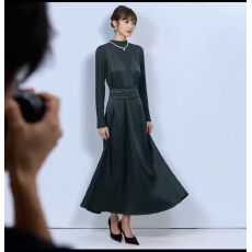 批发滟之蓝原创外贸时尚套装<b class='q'>高端</b>舒适醋酸宽松<b class='q'>连衣裙</b>搭配莫代尔打底衫