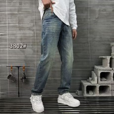 批发2026年春新款小直筒修身合体男士牛仔<b class='q'>裤</b>莱赛尔超赛大牛垂感无弹潮