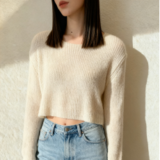 批发针织衫女2025春秋新款韩版宽松百搭圆领上衣长袖打底衫ins潮