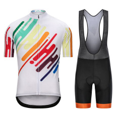 批发2跨境热销骑行服套装速干排汗<b class='q'>短袖</b>男上衣夏季越野自行车骑行服
