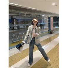 批发小香风<b class='q'>西装外套</b>女春秋款设计感小众美式复古高级感chic港风上衣潮