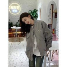 批发美式<b class='q'>街头</b>棒球服外套男女春秋设计感宽松情侣不规则铁标飞行员夹克