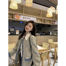 批发小香风<b class='q'>西装</b>外套女春秋款设计感小众美式复古高级感chic港风上衣潮