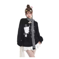 批发<b class='q'>日系</b>穿搭樱桃甜美针织衫可外穿内搭打底毛衣女2025秋冬新款