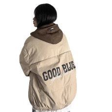 假两件连帽棉服男女25冬季新款情侣港风潮流面包服外套