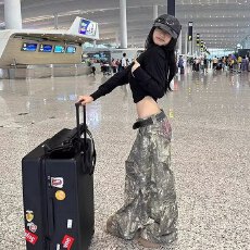 批发美式复古直筒阔腿垂感树枝纹做旧男女显瘦拖地百搭树枝纹<b class='q'>牛仔裤</b>潮