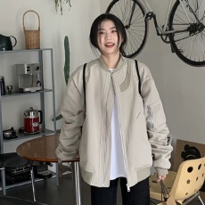 批发飞行外套 2026狮城春秋新款<b class='q'>夹克</b>棒球领休闲美式棒球服外套潮