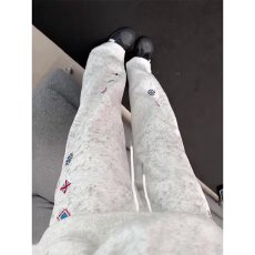 批发原宿潮流2025新款秋季<b class='q'>裤子</b>春秋款<b class='q'>儿童</b>运动裤针织休闲裤中大童卫裤