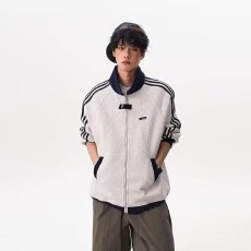 批发潮流美式街头立领<b class='q'>棒球</b>服<b class='q'>外套</b>男女春秋季新款学院风开衫情侣夹克