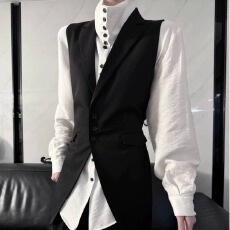 批发白衬衫<b class='q'>女长袖</b>2026春装新款韩版宽松高领气质OL上衣职业雪纺衬衣