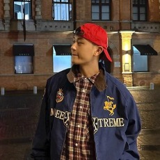 批发美式复古<b class='q'>街头</b>高级感哈灵顿夹克秋季刺绣外套潮牌男女