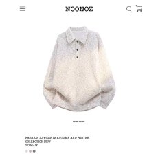 批发2026美式重磅polo衫翻领<b class='q'>毛衣</b><b class='q'>男</b>女秋冬潮宽松松弛加厚大码针织衫