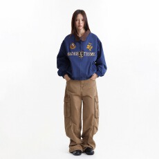 批发美式复古<b class='q'>街头</b>高级感哈灵顿夹克秋季刺绣外套潮牌男女