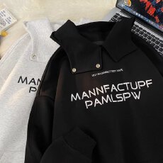 批发国潮美式重磅字母刺绣连帽卫衣男女<b class='q'>秋</b>冬港风高街痞帅外套