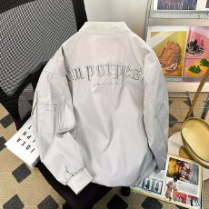 批发美式复古刺绣飞行员夹克男女春<b class='q'>秋</b>季新款潮牌宽松百搭休闲棒球服