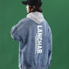 批发<b class='q'>牛仔</b>外套高级感痞帅<b class='q'>牛仔</b>春秋季2026翻领百搭夹克褂子男女气质新款