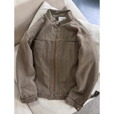 批发原版高质量纯棉夹克美式复古潮乐邦休闲宽松外套男女春秋棒球服