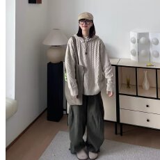 批发立体刺绣<b class='q'>西装</b>裤子<b class='q'>男</b>女高腰垂感春季高街宽松直筒<b class='q'>休闲</b>西裤阔腿日系