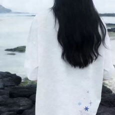 批发2026美式<b class='q'>时尚</b>设计感雪花刺绣短袖T恤男女<b class='q'>情侣</b><b class='q'>上衣</b>夏季半袖打底衫