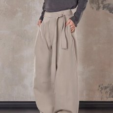 批发2026春季复古潮牌高级感打褶垂感<b class='q'>西裤</b><b class='q'>男</b>女美式宽松百搭阔腿休闲裤