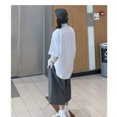 批发日系复古条纹<b class='q'>衬衣</b>男女宽松别致短袖夏季设计感小众学生<b class='q'>衬衫</b>上衣