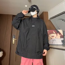 批发美式国潮机能风拉链连帽冲锋衣男女同款宽松休闲防水透气<b class='q'>外套</b>潮