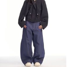 批发牛仔裤青少年鑫荣<b class='q'>工装裤</b>男<b class='q'>女</b>街头休闲设计感松弛感裤长裤子百搭