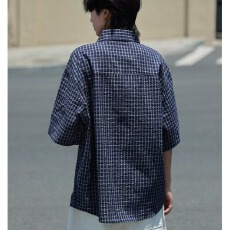 批发ins日系复古格纹短袖衬衫男女夏季<b class='q'>新款</b>宽松休闲<b class='q'>情侣</b><b class='q'>格子</b>衬衣T恤潮