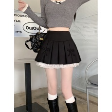 批发TR质量+安全裤+蕾丝小众百褶裙JK制服裙子半身裙春夏季短裙秋冬季