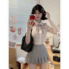 批发好质量+安全裤+拉链学院风百褶裙JK制服裙子半身裙春夏短裙秋冬季