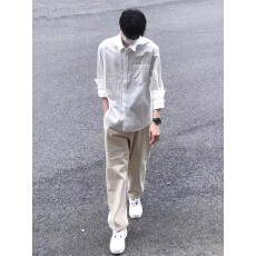 批发男款酷丝绵基础款方领+口袋宽松<b class='q'>衬衣</b>春夏秋冬季白色<b class='q'>长袖</b><b class='q'>衬衫</b>上衣