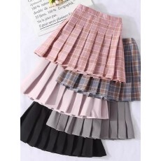 批发女童+松紧腰+安全裤儿童百褶裙女孩半身裙春<b class='q'>夏</b>季公主短裙子秋冬季