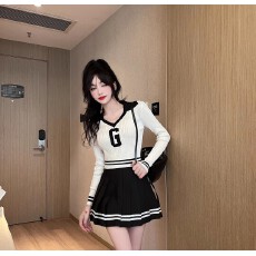 批发条纹+安全裤+拉链+纽扣百褶裙JK制服裙子半身裙春夏季短裙秋<b class='q'>冬</b>