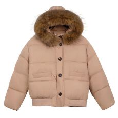 批发实拍2025新款女式短款棉服大毛领加厚高级感小个子韩版外套现货款